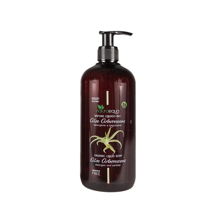 Sapone liquido BIO - Aloe Arborescens-detergente e igienizzante